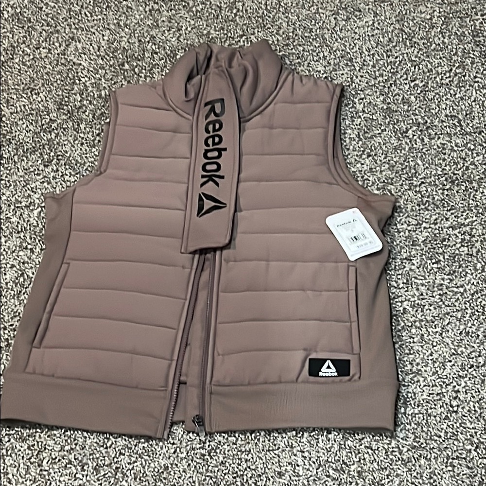 Reebok Brown Puffer Vest